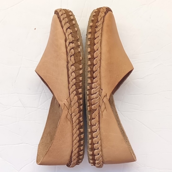 New Mohinders Handmade Leather flats sz 8 made in India brand new - Picture 6 of 9